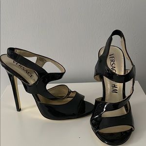 Versace X HM Black Heels